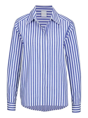 Foto van product MADELEINE Blouse azuur / wit