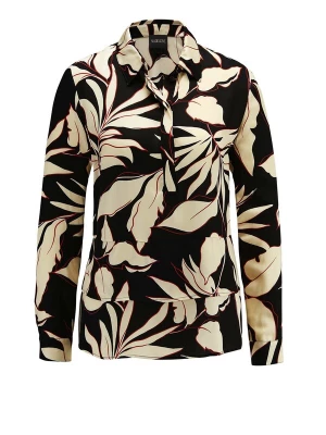 Foto van product MADELEINE Blouse chamois / rood / zwart