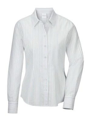 Foto van product MADELEINE Blouse duifblauw / wit