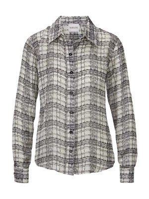 Foto van product MADELEINE Blouse zwart / parelwit