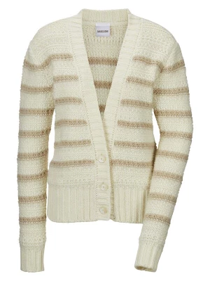 Foto van product MADELEINE Gebreid vest donkerbeige / wolwit