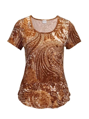Foto van product MADELEINE Shirt cognac / wolwit