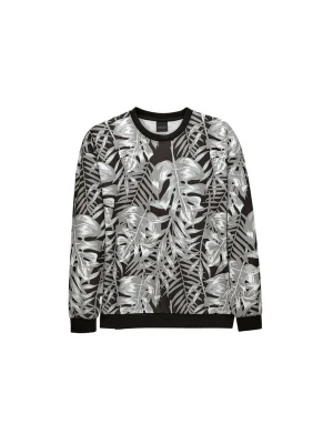 Foto van product MADELEINE Sweatshirt stone grey / lichtgrijs / zwart