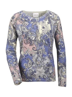 Foto van product MADELEINE Trui smoky blue / rosa / zwart / wit