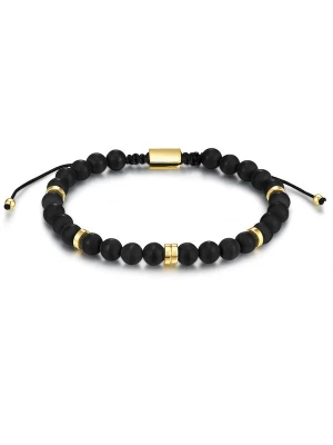 Foto van product Männerglanz Armband goud / zwart