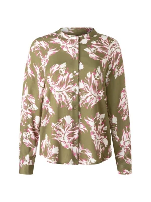 Foto van product MAERZ Muenchen Blouse olijfgroen / pink / wit