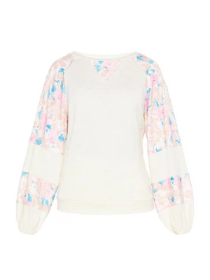 Foto van product MAIRE Shirt azuur / brokaat / oudroze / offwhite