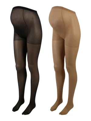 Foto van product MAMALICIOUS Panty's donkerbeige / zwart