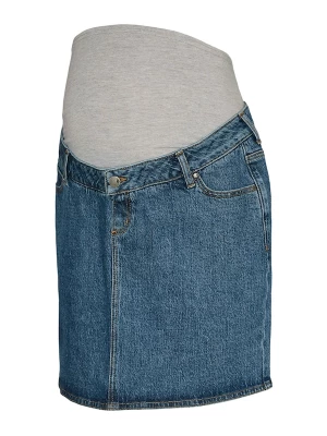 Foto van product MAMALICIOUS Rok 'MLCUBA' blauw / lichtgrijs