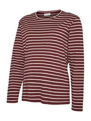 Foto van product MAMALICIOUS Shirt 'MLAMILA VITA' beige / wijnrood