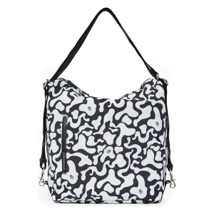 Foto van product MANDARINA DUCK Schoudertas 'Hunter Moire' zwart / wit