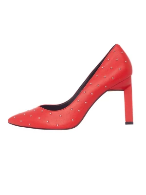 Foto van product Mangara Atelier Pumps 'Callisia Pumps Damen Leder Rot - Stiletto 9, 5 cm' rood