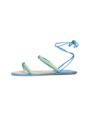 Foto van product Mangara Atelier Sandalen met riem 'Urucum' blauw