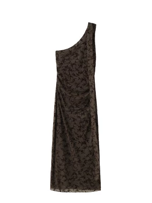 Foto van product MANGO Avondjurk bruin / zwart