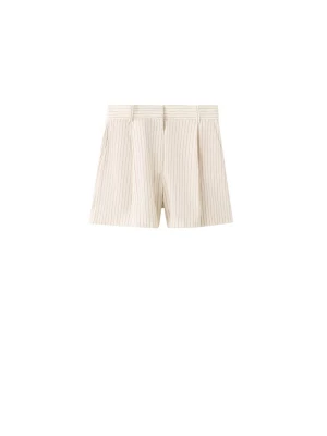 Foto van product MANGO Bandplooibroek 'MICHY' ecru