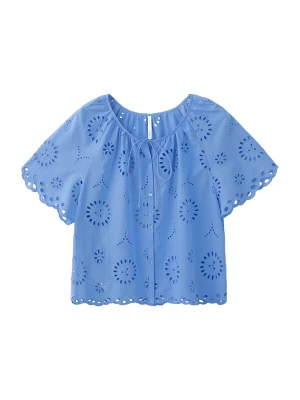 Foto van product MANGO Blouse 'BROTES' azuur