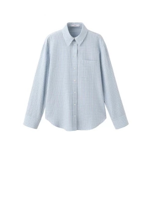 Foto van product MANGO Blouse 'CUACKCUA' lichtblauw / grijs