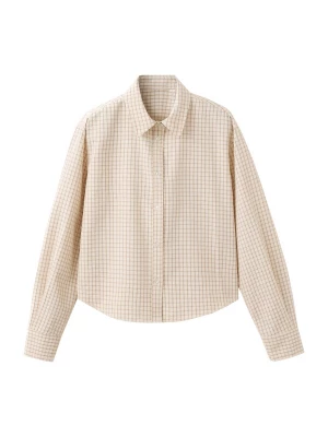 Foto van product MANGO Blouse 'IRUYA' crème / bruin