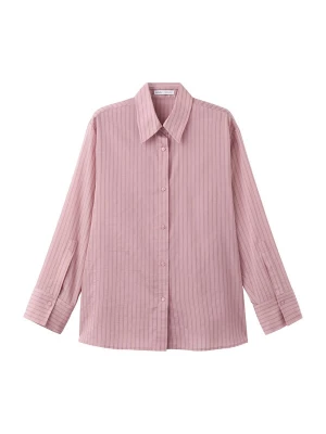 Foto van product MANGO Blouse 'Lombi' oudroze / zwart / wit
