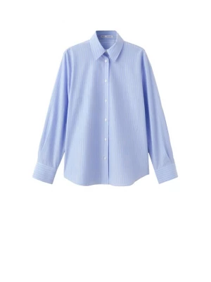 Foto van product MANGO Blouse 'REGU' navy / lichtblauw / wit