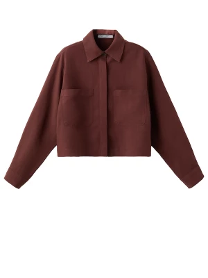Foto van product MANGO Blouse 'Ricardo' roestbruin