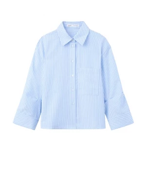 Foto van product MANGO Blouse 'RUA' opaal / hemelsblauw