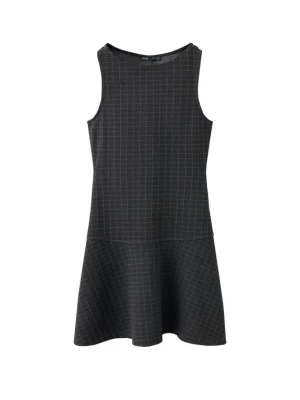 Foto van product MANGO Gebreide jurk 'JUNO' antraciet / wit
