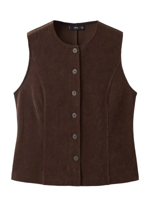 Foto van product MANGO Gilet 'CHELO' donkerbruin