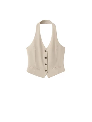 Foto van product MANGO Gilet 'EVANS' beige