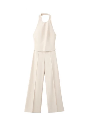 Foto van product MANGO Jumpsuit 'MARIAM' beige