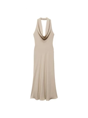 Foto van product MANGO Jurk 'Azores' beige