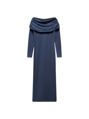 Foto van product MANGO Jurk 'Giselle' duifblauw