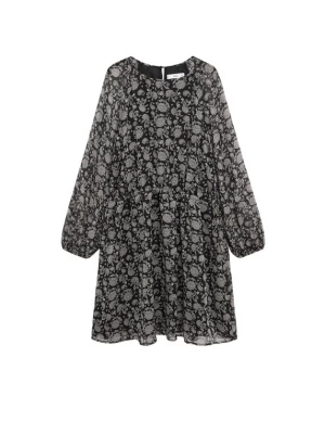 Foto van product MANGO Jurk 'Maura' zwart / wit