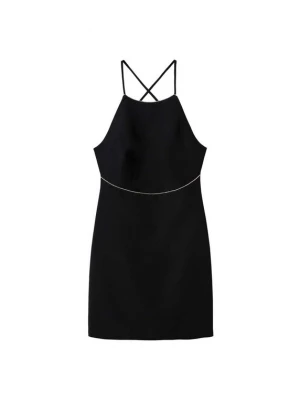 Foto van product MANGO Jurk 'Pedrera' zwart / zilver