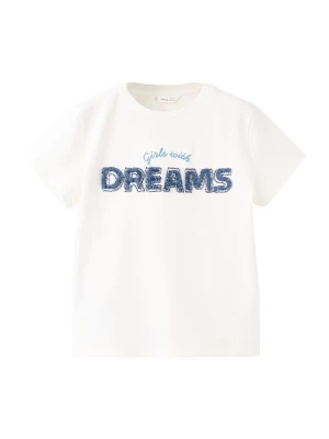 Foto van product MANGO KIDS Shirt 'DREAMS' navy / lichtblauw / offwhite