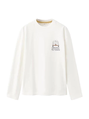 Foto van product MANGO KIDS Shirt 'DRIVING' bruin / zwart / offwhite