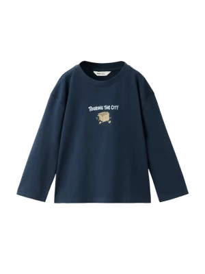 Foto van product MANGO KIDS Shirt 'EASTOWN' donkerblauw
