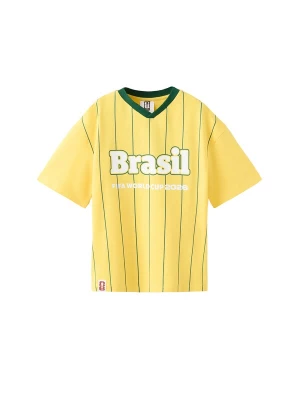 Foto van product MANGO KIDS Shirt 'FIFABRA' geel / groen / wit