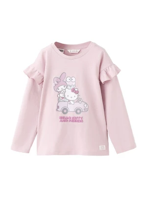 Foto van product MANGO KIDS Shirt 'HKCAR' lila / pink / rosa / wit