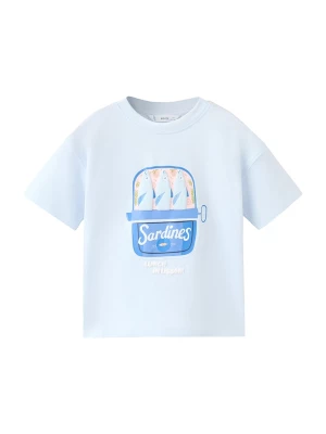 Foto van product MANGO KIDS Shirt 'M2SARDIN' blauw / lichtblauw / pastelgroen / rosa