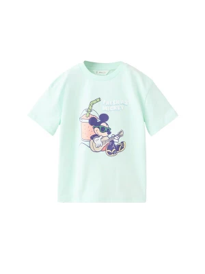Foto van product MANGO KIDS Shirt 'MIJUICE' turquoise / donkerblauw / lichtroze