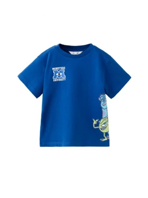 Foto van product MANGO KIDS Shirt 'MONCAM1' blauw / lichtblauw / lichtgroen / wit