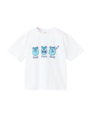 Foto van product MANGO KIDS Shirt 'MONCAM2' navy / lichtblauw / wit