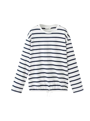Foto van product MANGO KIDS Shirt navy / wit