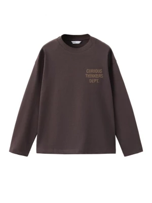 Foto van product MANGO KIDS Shirt sepia / donkerbruin