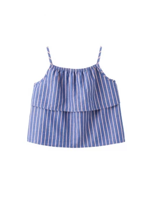 Foto van product MANGO KIDS Top 'SODASET' blauw / rosa