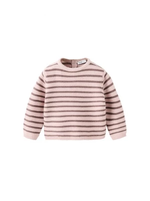 Foto van product MANGO KIDS Trui 'ANN' donkerbruin / rosa