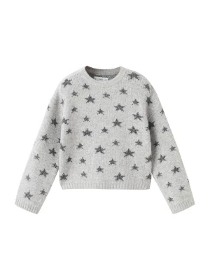 Foto van product MANGO KIDS Trui 'ESTRELLA' grijs gemêleerd / zwart