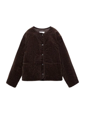 Foto van product MANGO KIDS Tussenjas 'Leo' donkerbruin / zwart