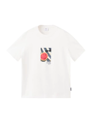 Foto van product MANGO MAN Shirt 'SANDIA' duifblauw / watermeloen rood / zwart / wit